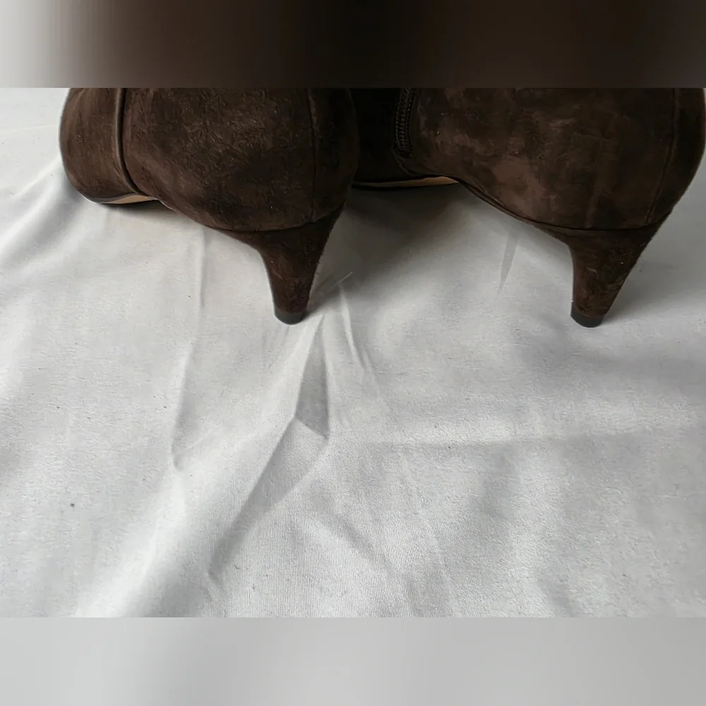 Vince Camuto Iana Brown Suede Leather Over the Knee Boots Womens Size 8